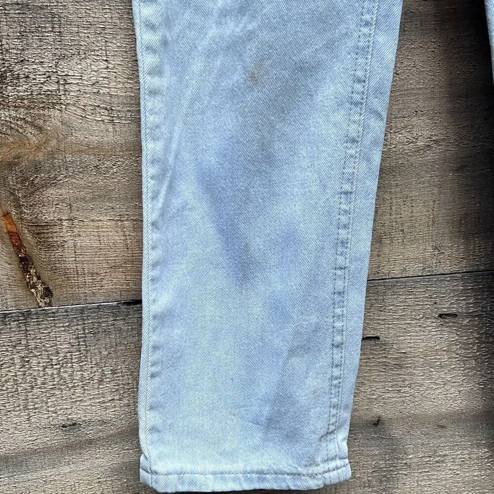 Riders Denim Kid’s Blue Distressed Relaxed Straight Leg Sturdy Jeans Size 16